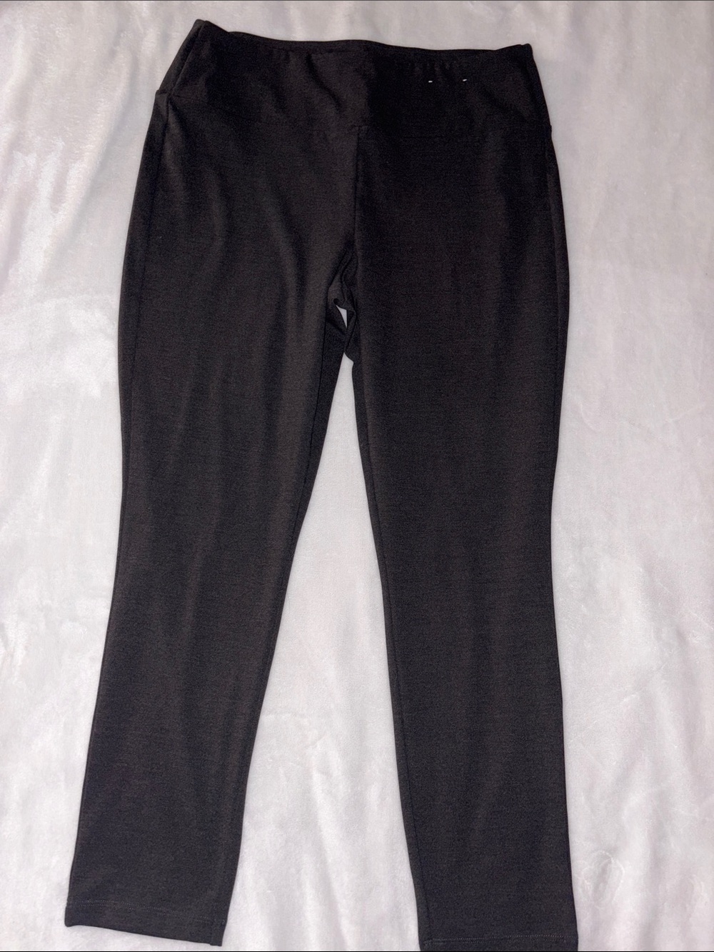 STYLUS Black Leggings - Solid Stretch Ponte